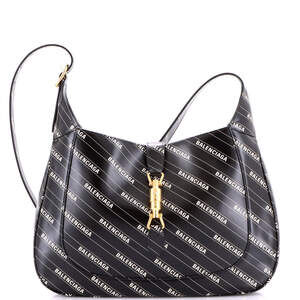 Gucci Medium x Balenciaga The Hacker Project Jackie 1961 Hobo Printed Leather